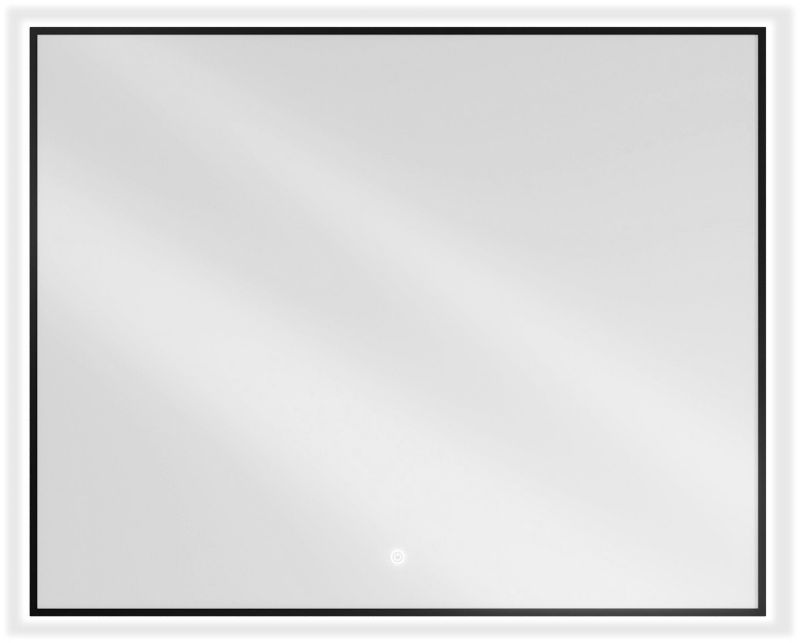 Lustro łazienkowe Mexen Erma czarne 100x80 cm 1 szt.