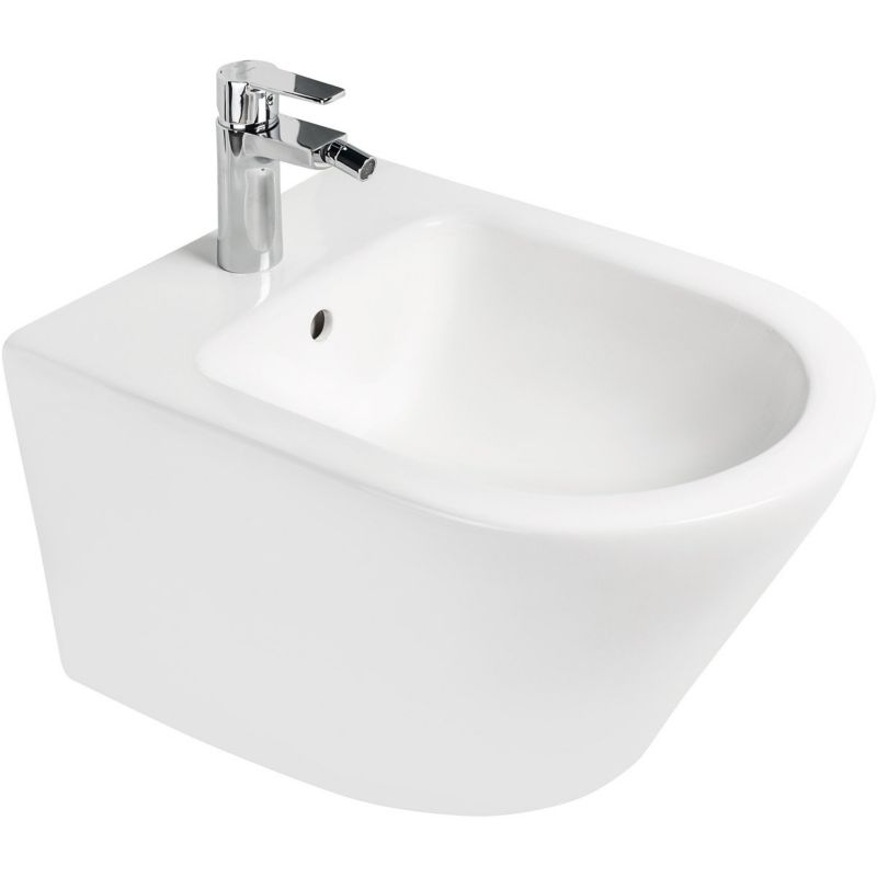 Bidet wiszący Oltens Jog biały 1 szt. luksusowy, ceramiczny, 18,3 kg, bez powłoki ochronnej