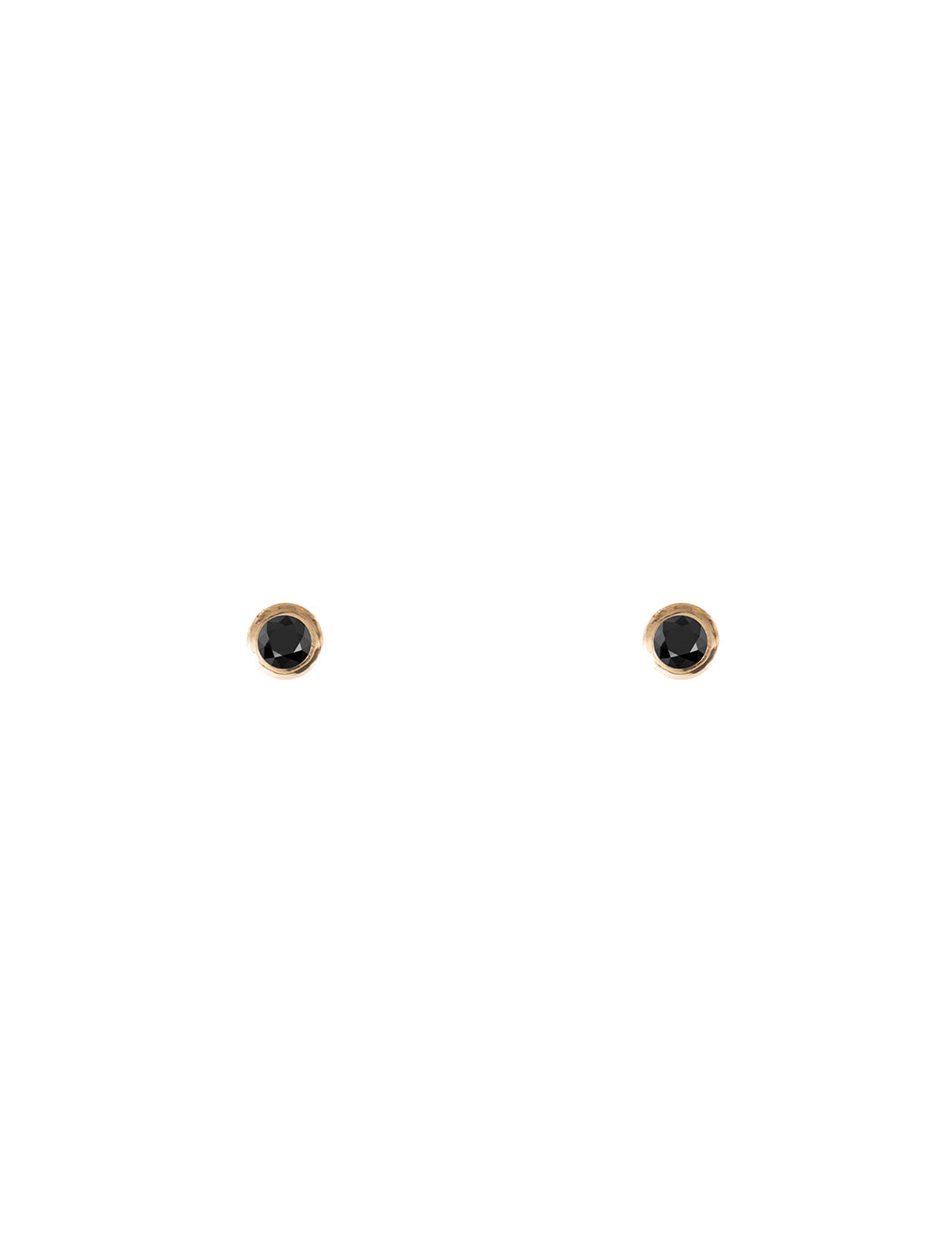 Black Diamond Earrings - Kolczyki z czarnymi brylantami, sztuka / 2