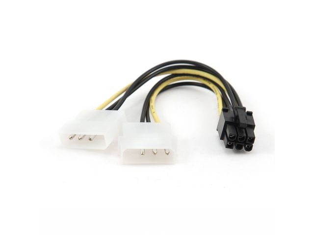 Kabel BTX 6pin na 2xMOLEX 15cm z06321 - Henryx24