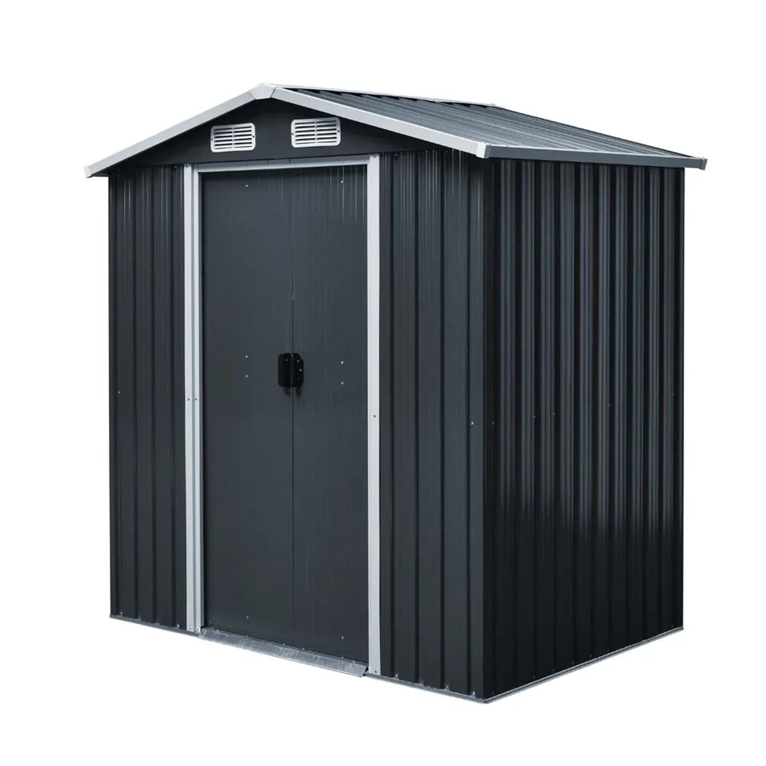 Domek ogrodowy metalowy - 3,4 m², 174 x 194 cm, wys. 202 cm