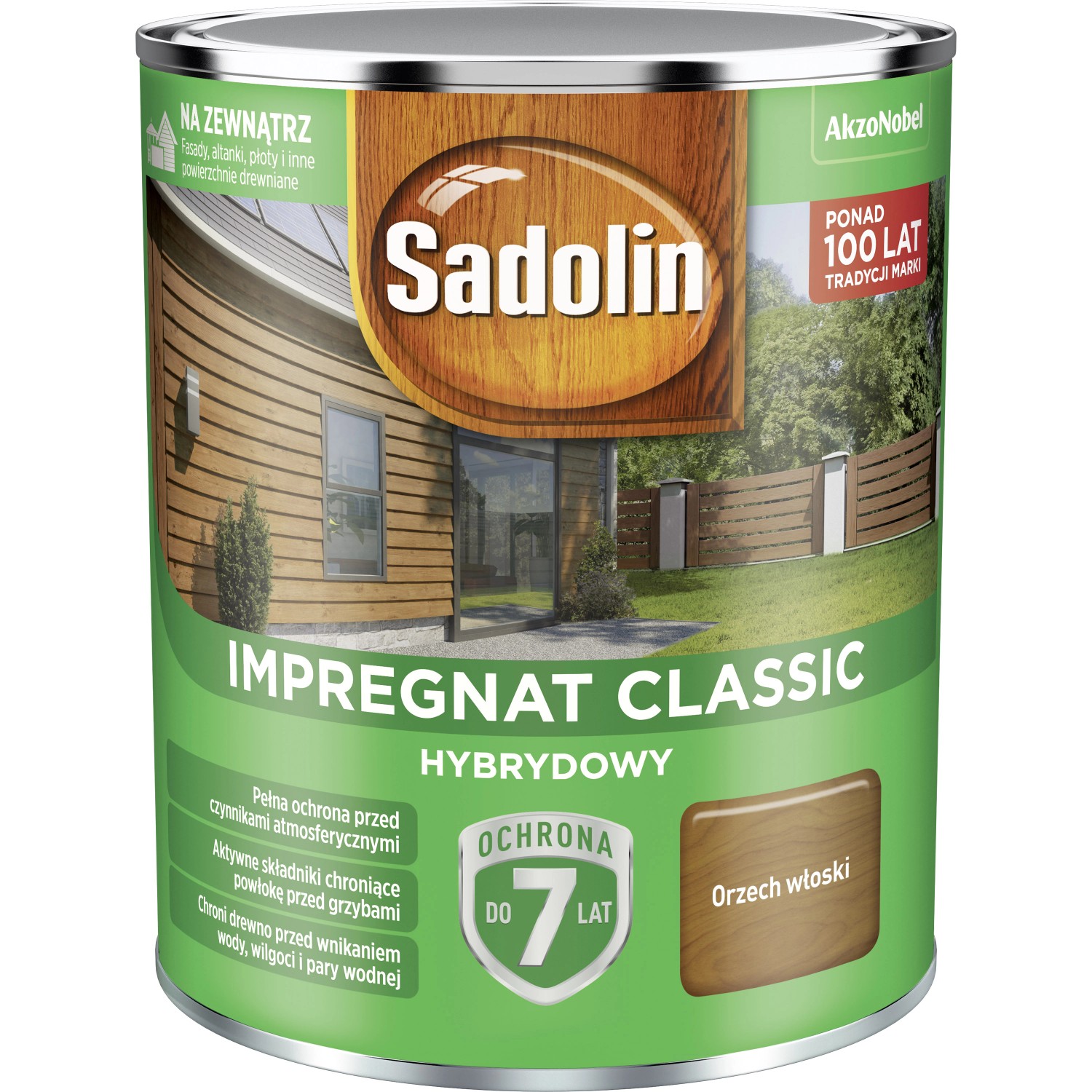 Sadolin Impregnat Classic orzech włoski - 0,75L