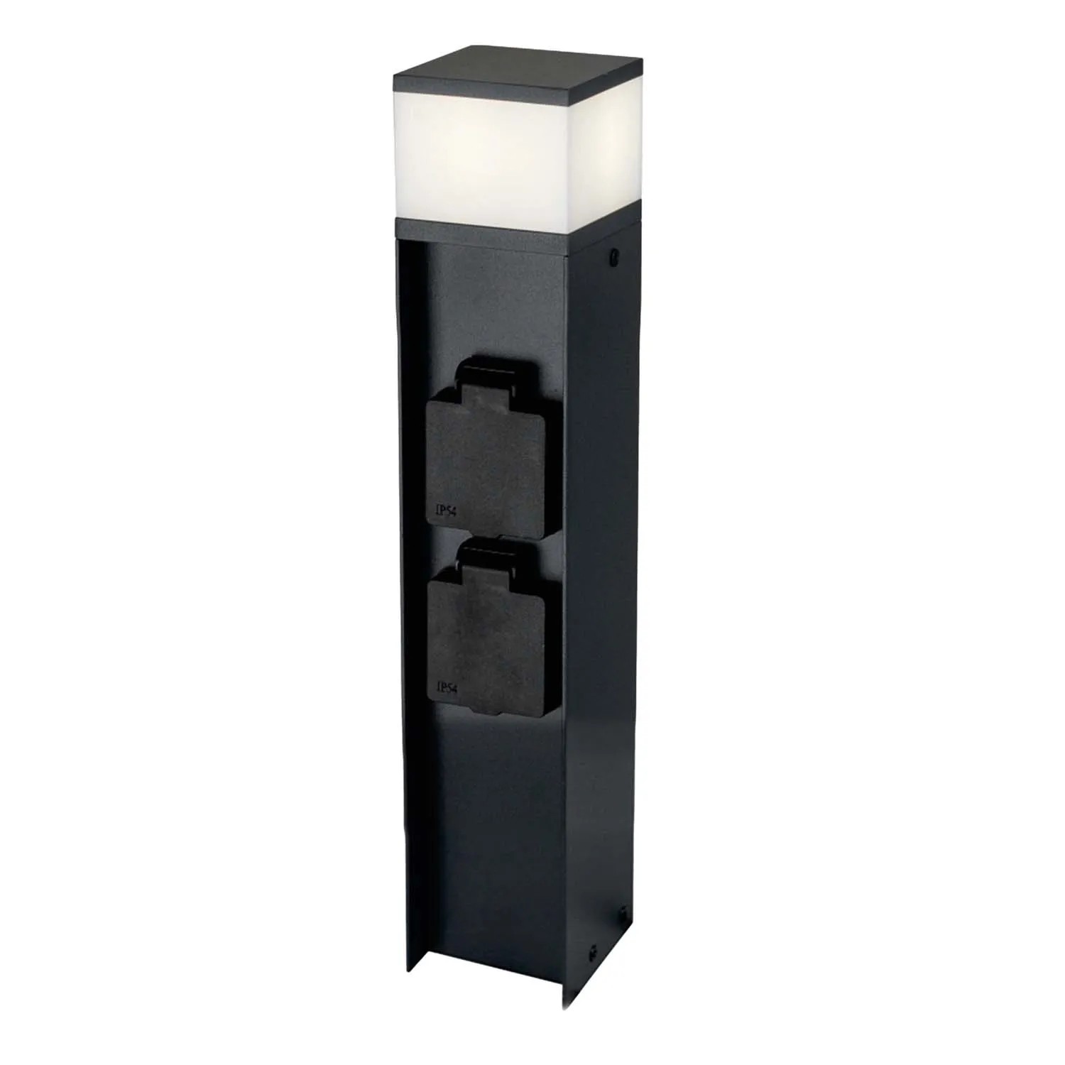 Kanlux Słupek ogrodowy DASTEN 1xG9 11W z gn. francuskim wys. 30cm czarny