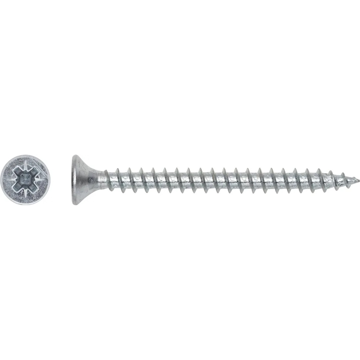 LUX-TOOLS Wkręt uniwersalny z łbem stożkowym płaskim TX 4,5 mm x 30 mm ocynk 20