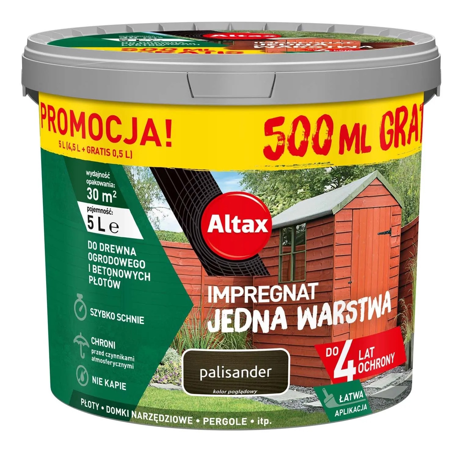 Altax Impregnat Jedna Warstwa palisander 5l