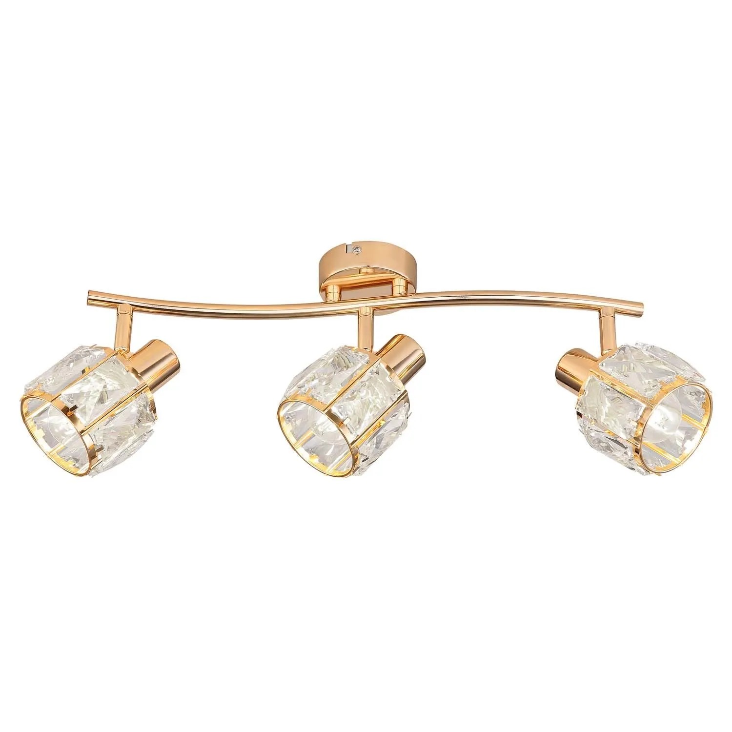 Candellux Kinkiet DUBAI 3xE14 40W różowe złoto