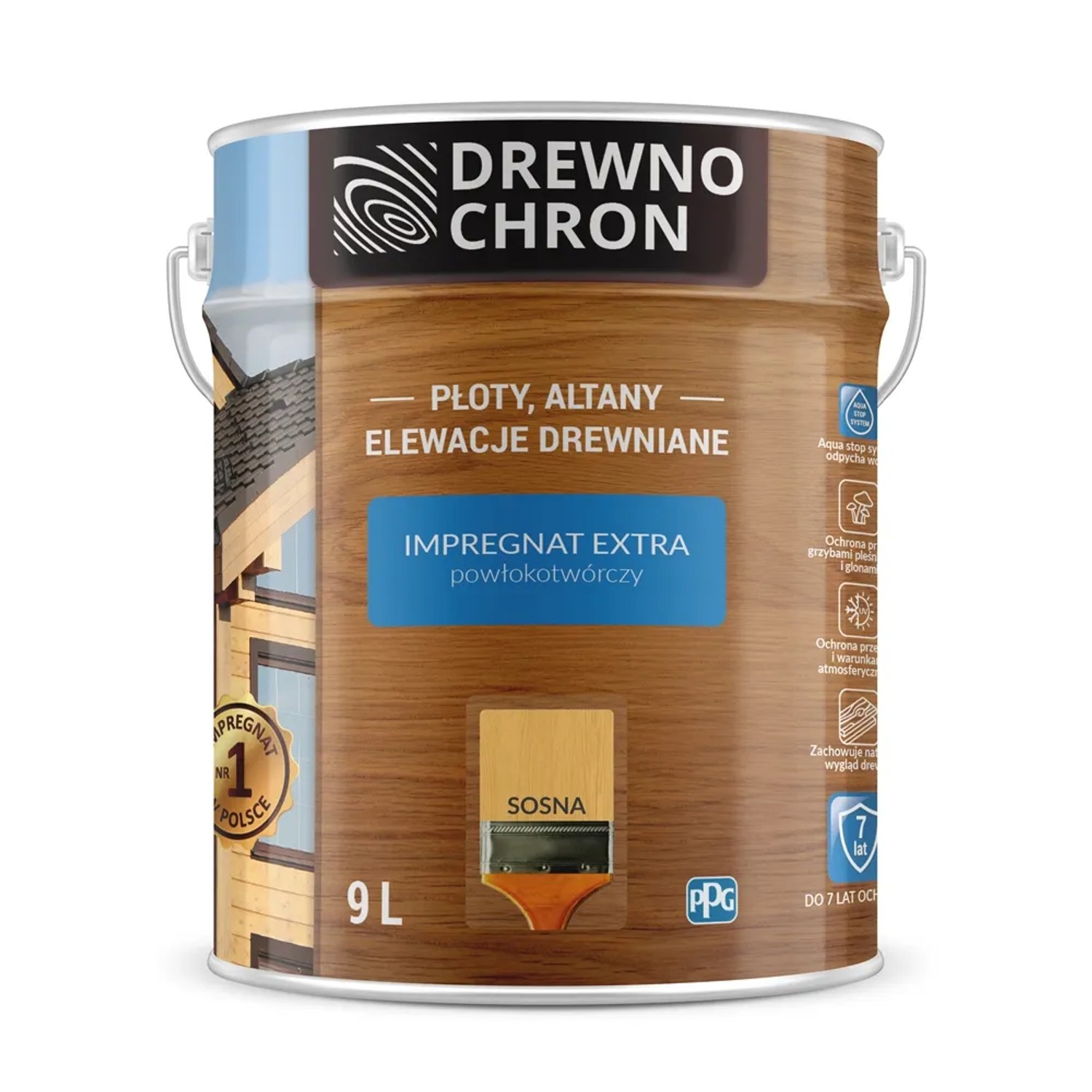Drewnochron Impregnat Extra powłokotwórczy sosna - 9L