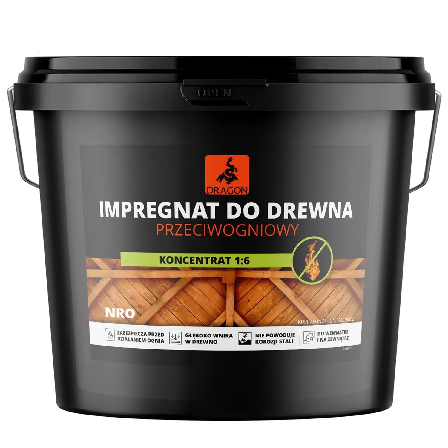 Dragon Impregnat przeciwogniowy koncentrat 1:6 bezbarwny 5kg