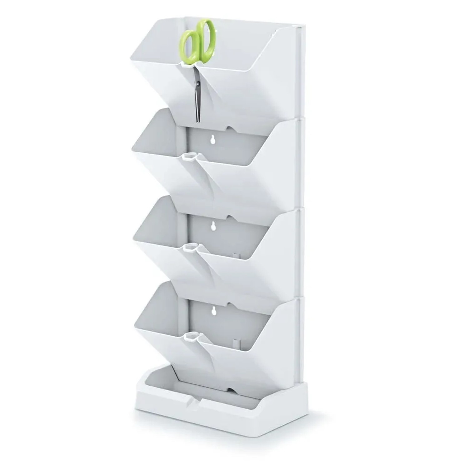 Prosperplast Ogród wertykalny mini biały - 19 x 11 x 47 cm