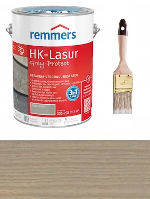 REMMERS HK-LASUR IMPREGNAT DO DREWNA SREBRNOSZARY 5L