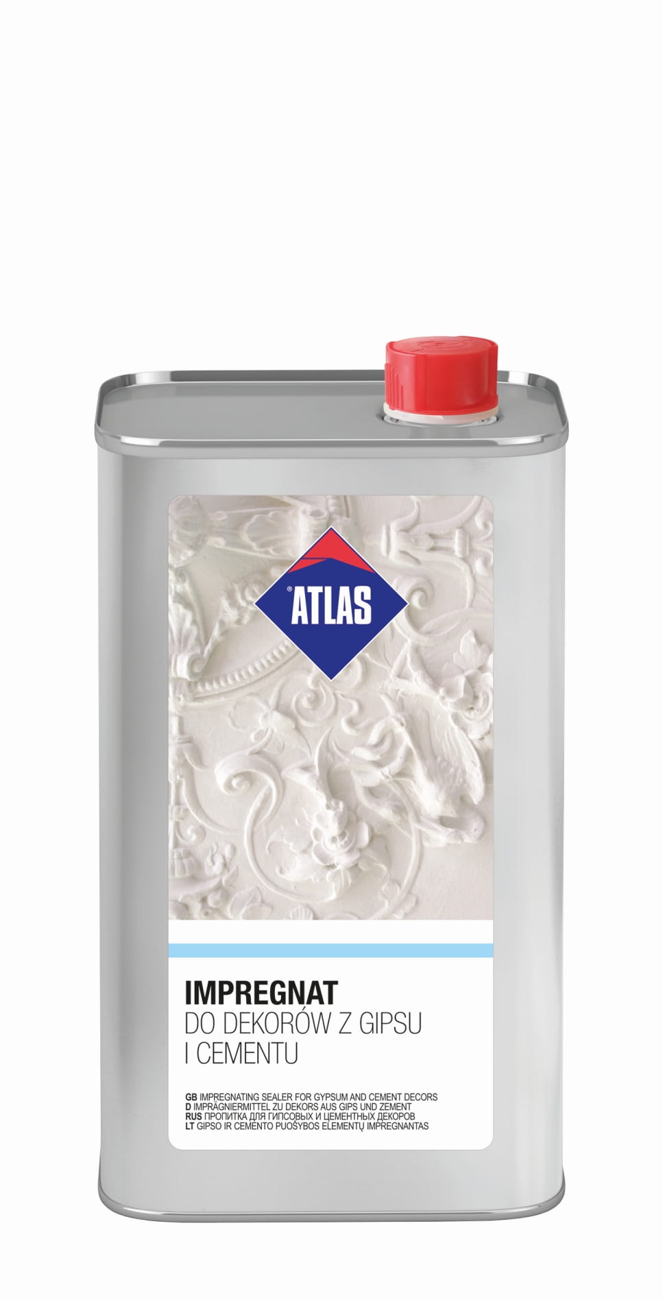 ATLAS IMPREGNAT DO DEKORÓW Z GIPSU I CEMENTU 1L