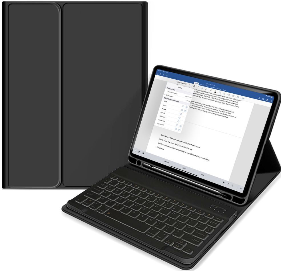 Etui z klawiaturą iPad 10.2 Tech-Protect, SC Pen + Keyboard, czarny