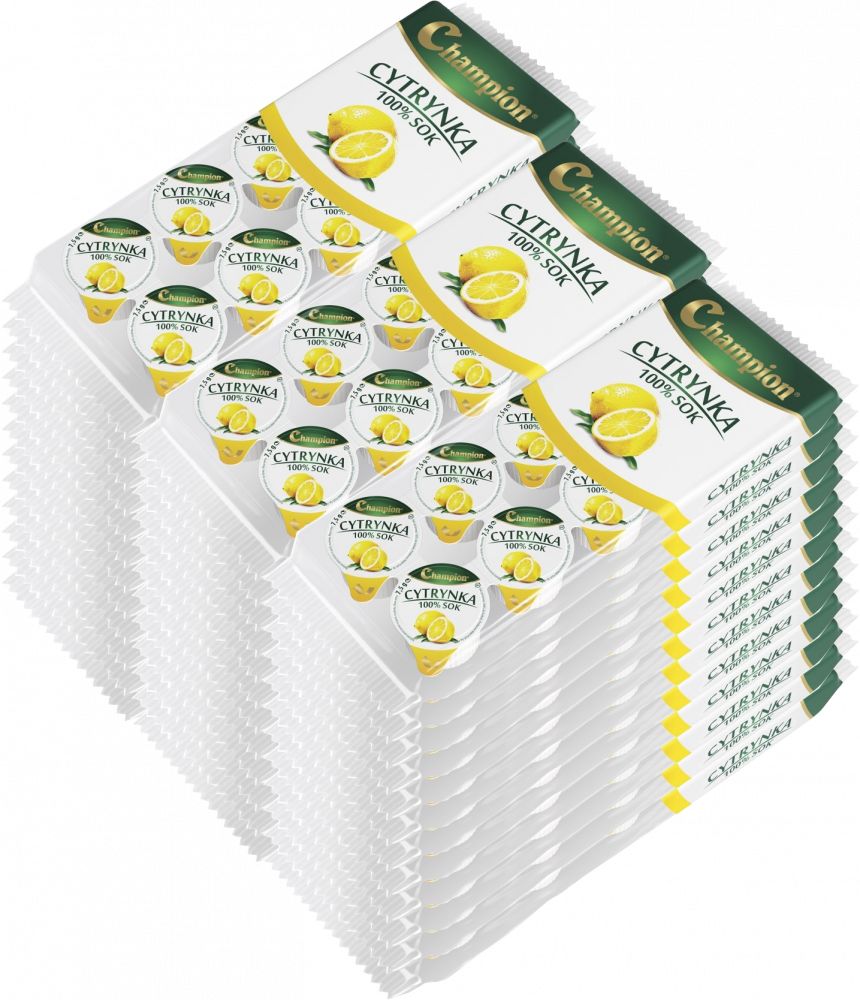 36x Sok z cytryn Champion Cytrynka, 10 sztuk x 7.5g