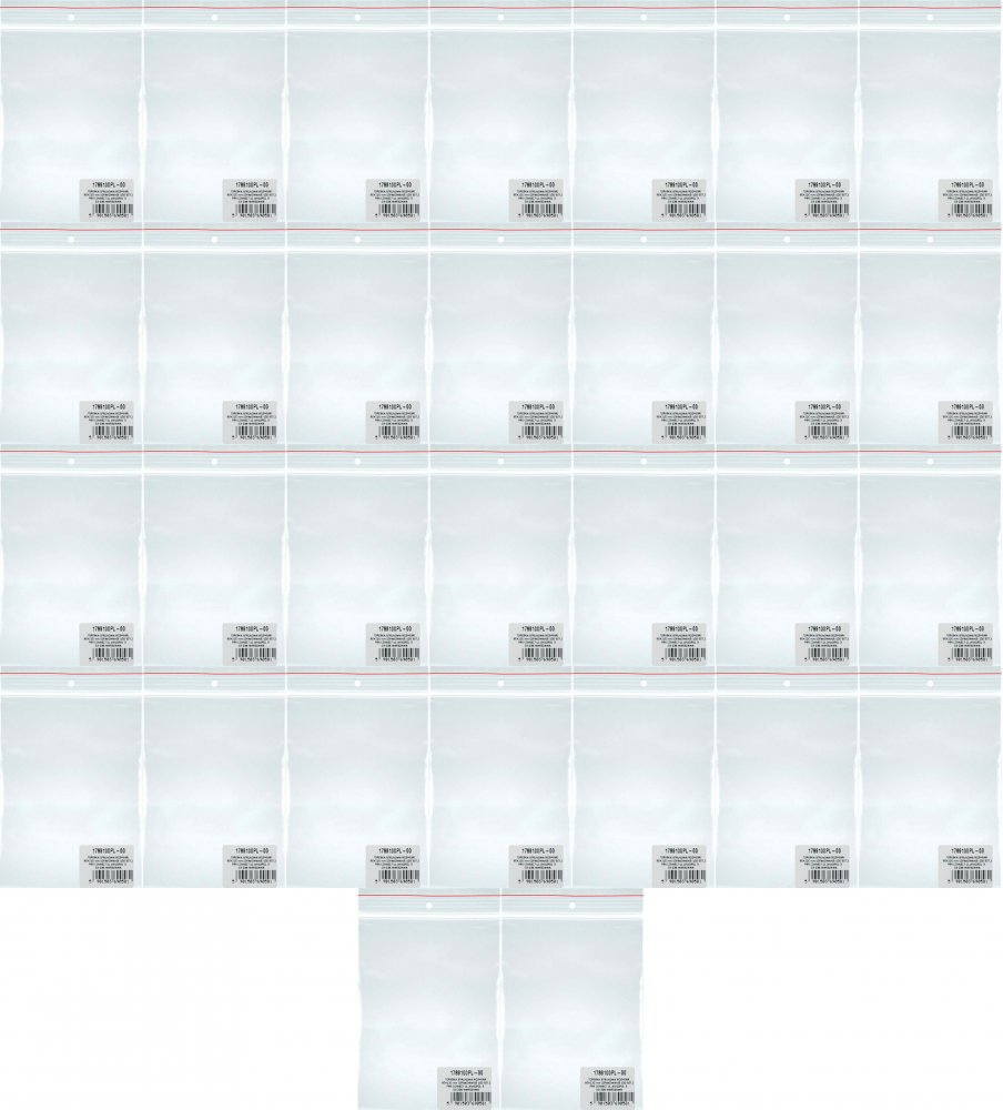 40x Woreczki strunowe OFFICE PRODUCTS, 80x120mm, 100 sztuk, bezbarwny
