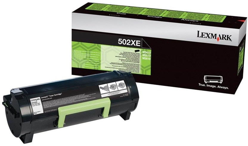 Kaseta z tonerem Lexmark 502XE (50F2X0E), 10 000 stron, black (czarny)