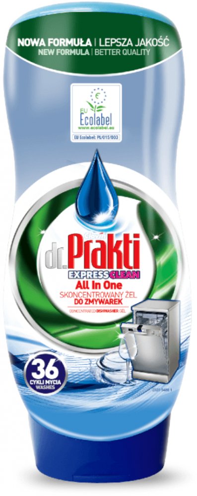 Żel do zmywarek Dr. Prakti, 720ml
