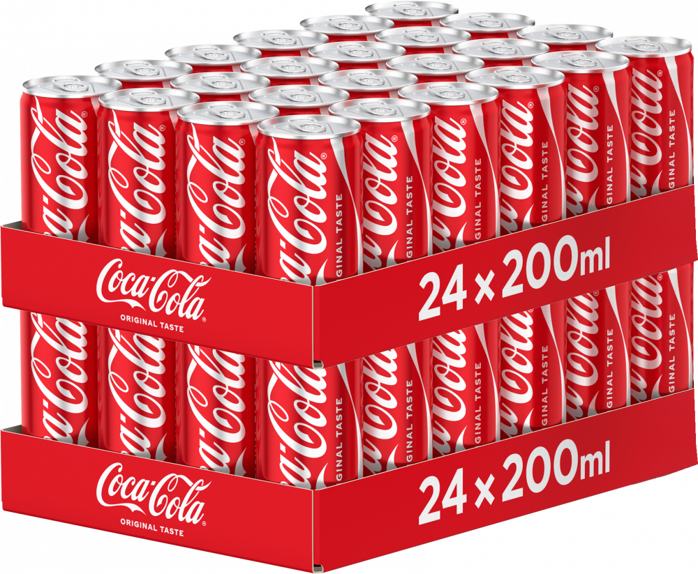 48x Napój gazowany Coca-cola, puszka, 0.2l, KAUCJA