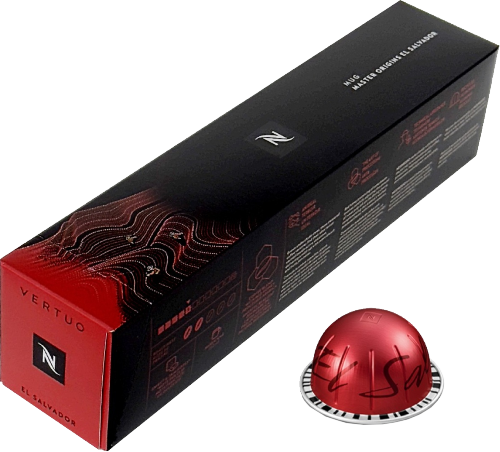Kapsułki do ekspresu Nespresso Master Origins Vertuo El Salvador, 10 sztuk