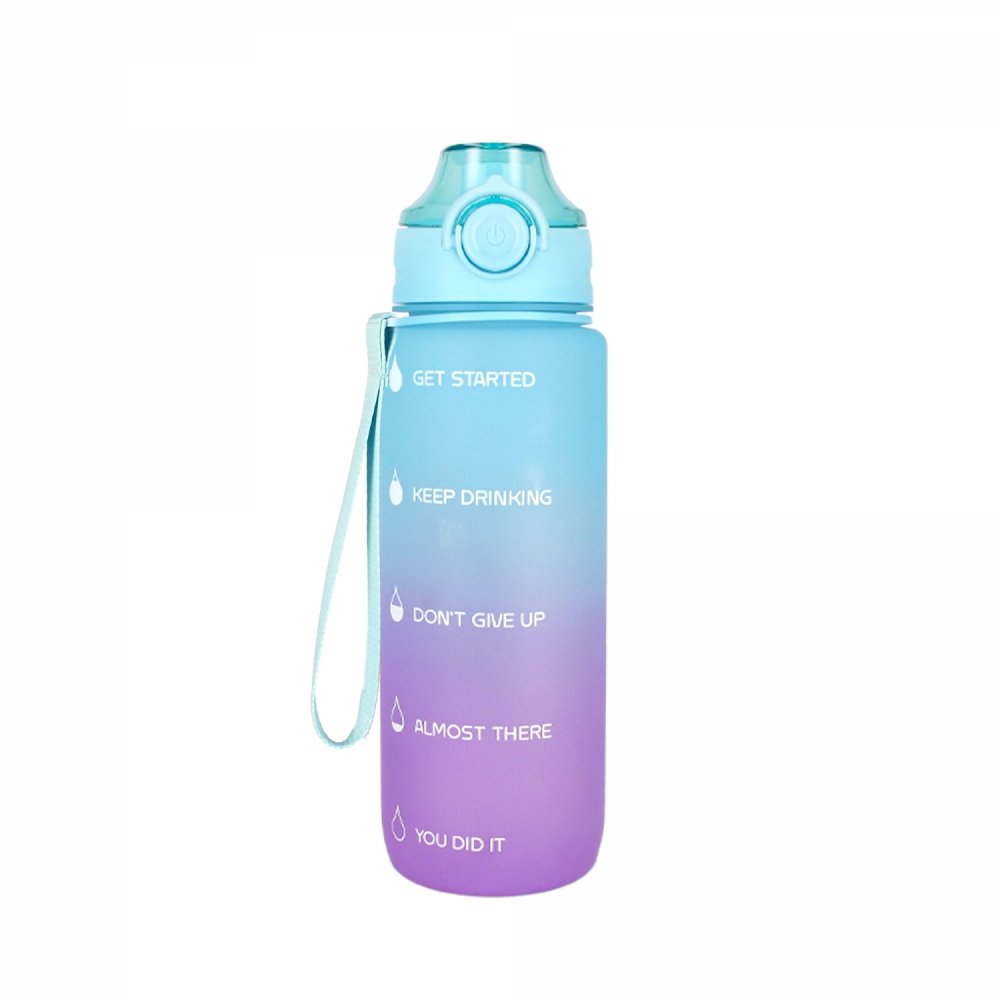 Bidon na wodę Starpak, 750ml, fioletowo-niebieski