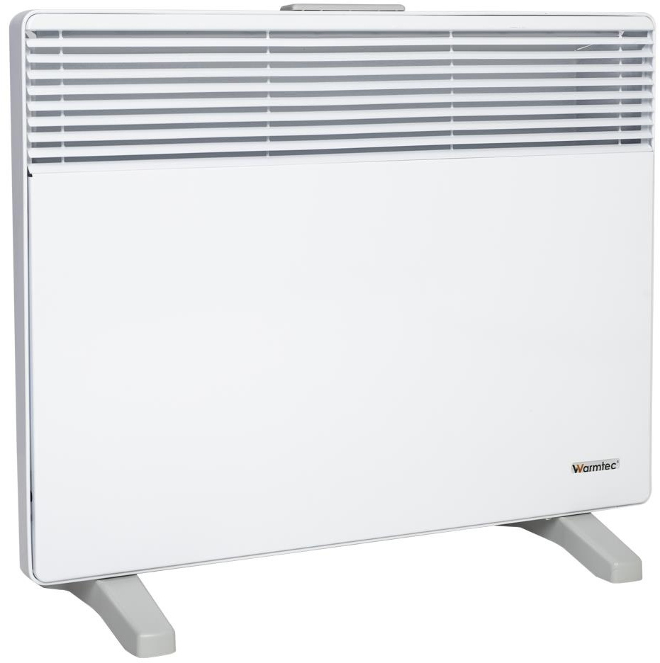 Elektryczny grzejnik konwektorowy Warmtec EWX-1000, do pomieszczeń o powierzchni do 10m2, 1000W, biały