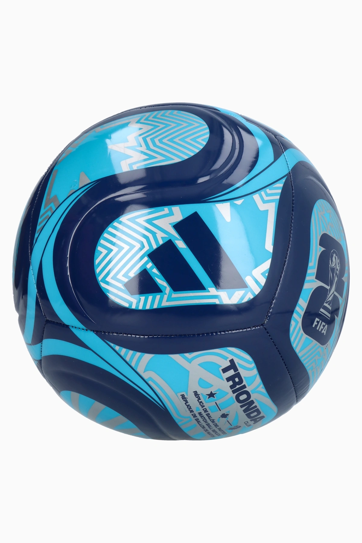 Piłka adidas Trionda World Cup 2026 Club rozmiar 3 - Niebieski