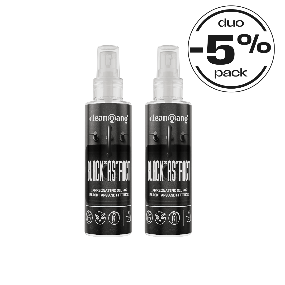 duo pack Black*As*Fact impregnat