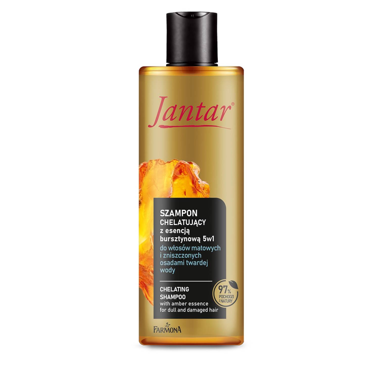 Farmona jantar - szampon chelatujący z esencją bursztynową 5w1, 300 ml