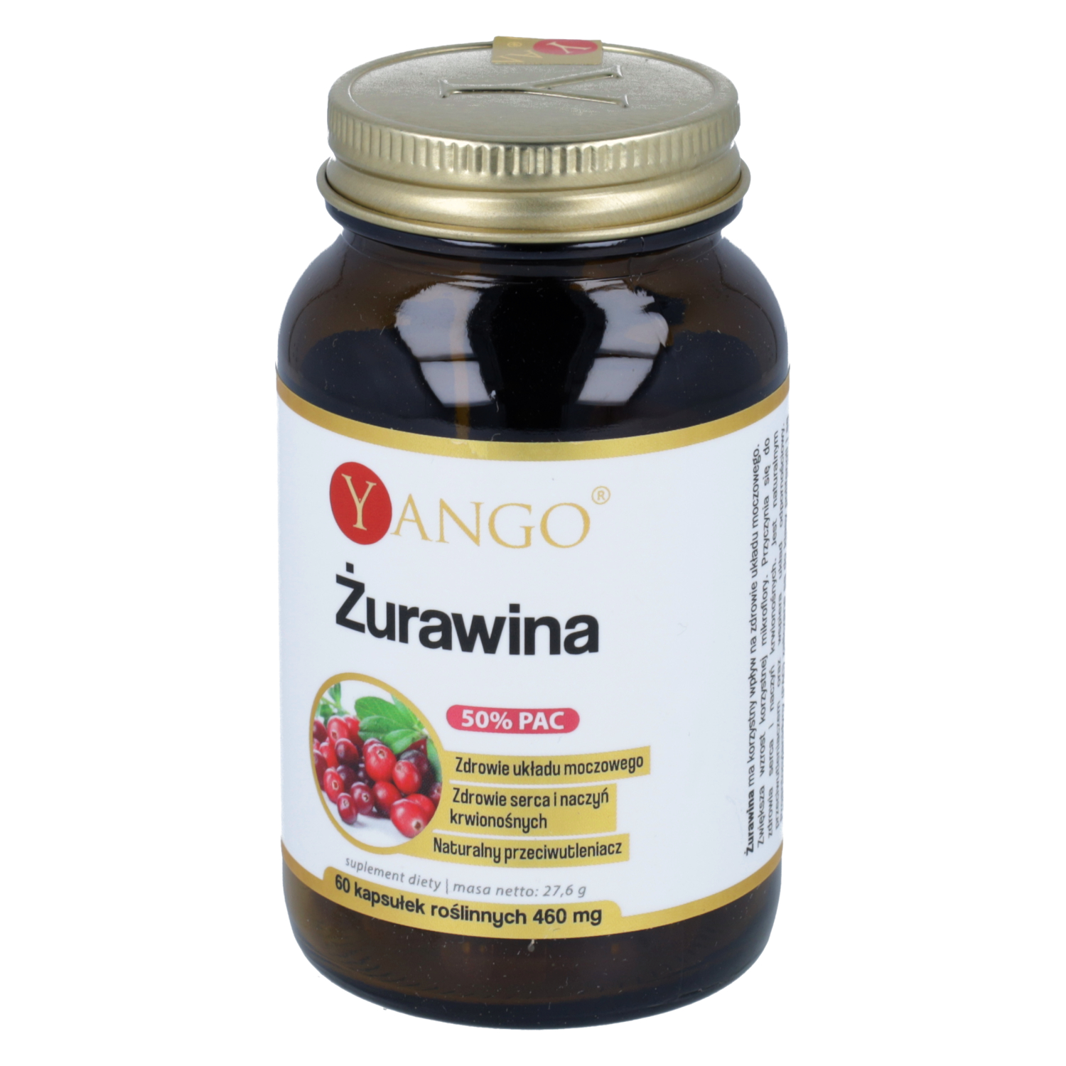 Yango żurawina, 60 kapsułek