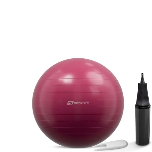 Gymnastický míč s pumpou 45 cm růžový