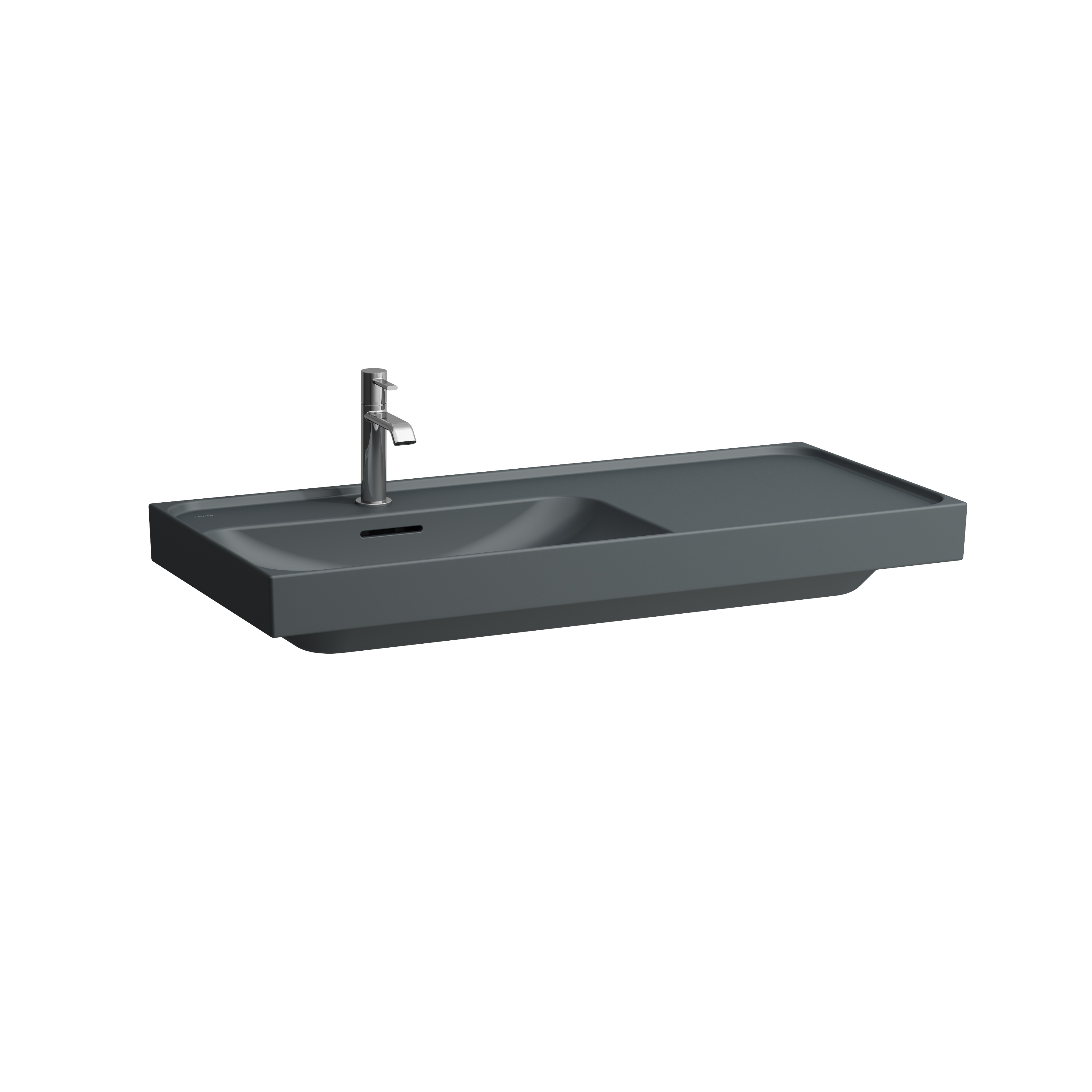 Laufen Meda umywalka 100x46 cm prostokątna meblowa grafit mat H8171187581041