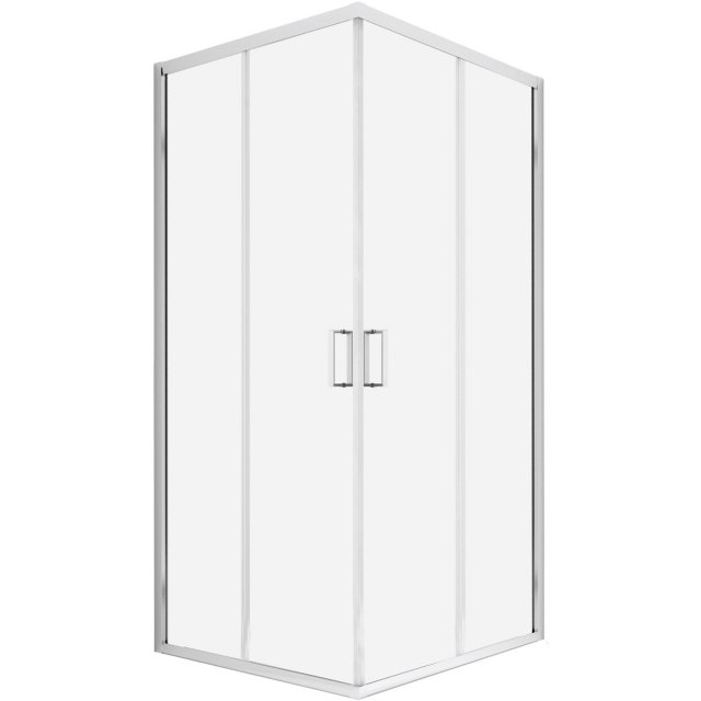NEW TRENDY Kabina prysznicowa kwadratowa SUVIA 2D 80x80x190 chrom K-5