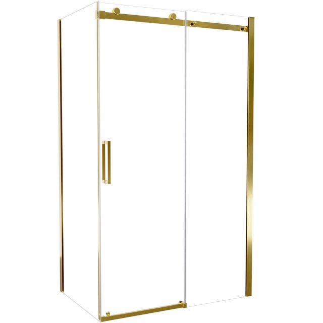 Kabina prysznicowa prostokątna ARIA GOLD przesuwna 120x80x200 TER-011