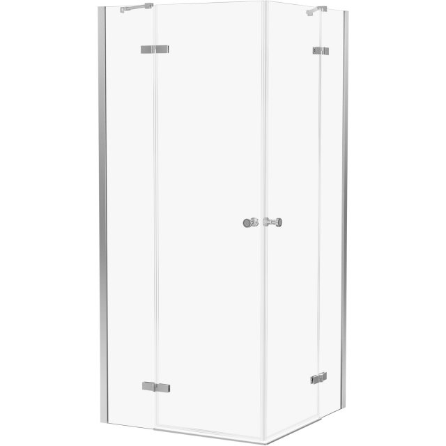 NEW TRENDY Kabina prysznicowa kwadratowa KALIBRA 2D 100x100x195 chrom