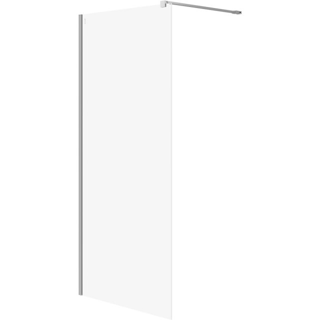 CERSANIT Kabina prysznicowa WALK-IN MILLE chrom 90x200 szkło transpar