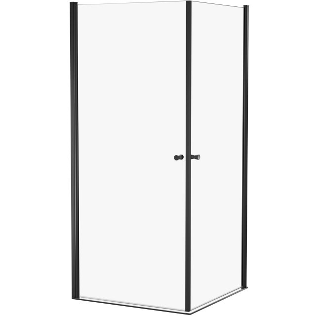 NEW TRENDY Kabina prysznicowa kwadratowa SUPERIA BLACK 2D 80x80x195 d