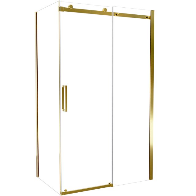 Kabina prysznicowa prostokątna ARIA GOLD przesuwna 100x90x200 TER-010