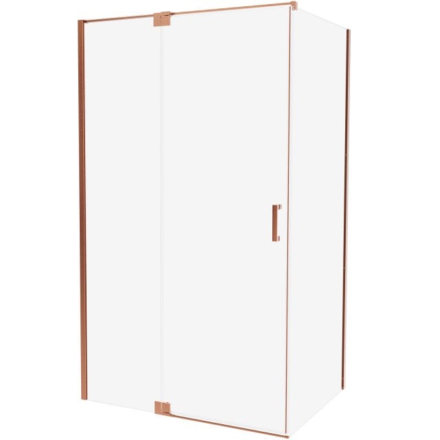 Kabina prysznicowa prostokątna ALLURIA 1D COPPER BRUSHED 110x90x200 T