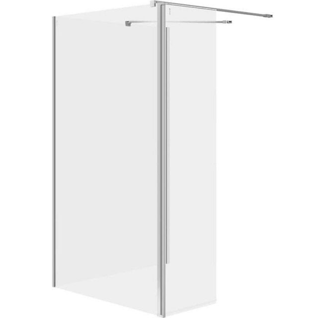 CERSANIT Kabina prysznicowa walk-in MILLE z ruchomą ścianką 90x100x30