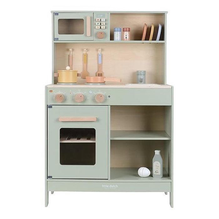 Little Dutch Kuchnia drewniana miętowa FSC - LD2500