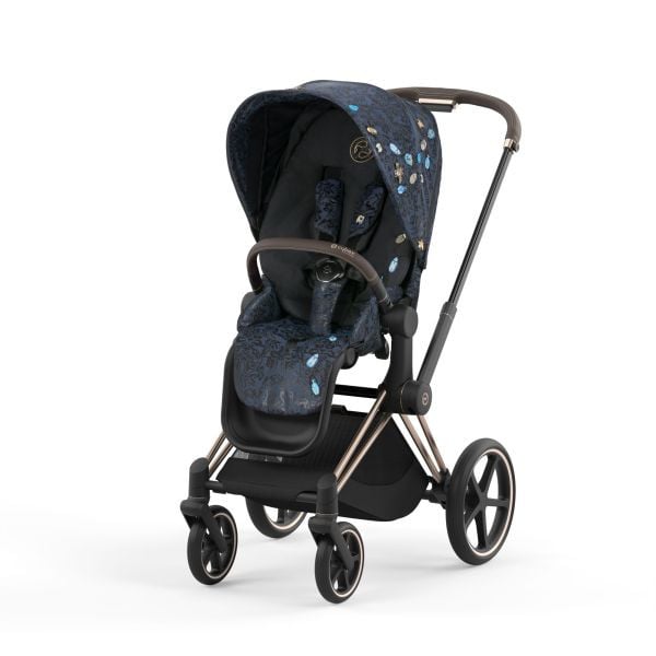 Cybex ePriam Fashion Collection - wózek spacerowy z napędem elektrycznym-Jewels of Nature-Rose Gold