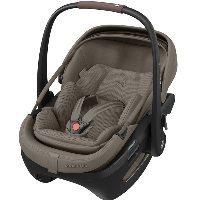 Maxi-Cosi Coral Slide Pro - fotelik samochodowy 40-87 cm z ultralekkim miękkim nosidłem-Oak Truffle