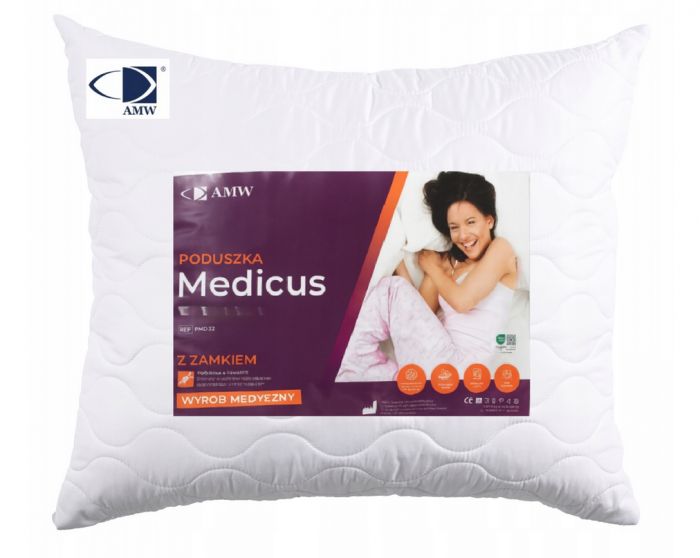 Poduszka AMW Medicus 50x60 z zamkiem