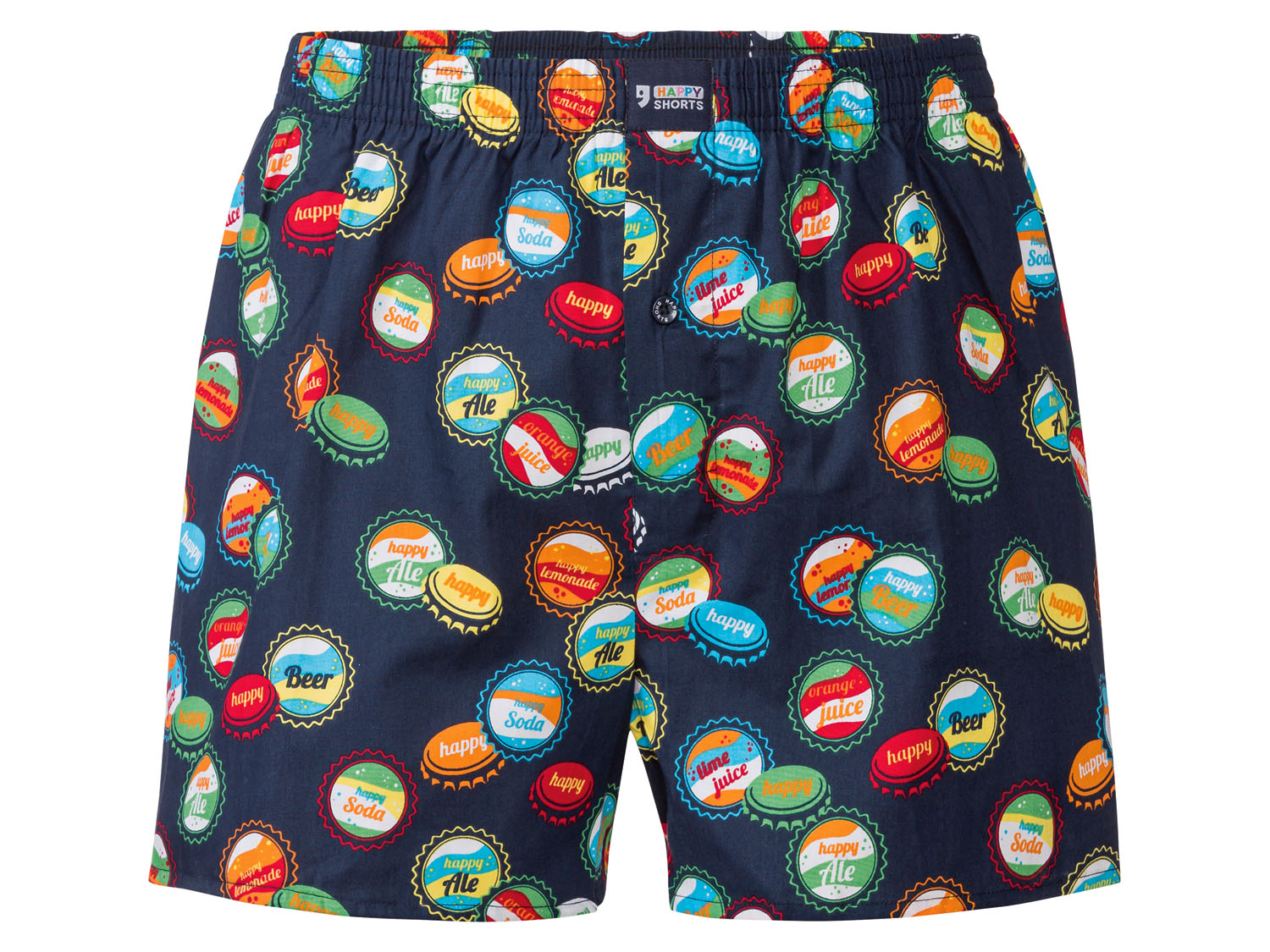 Happy Shorts Bokserki męskie XL, Bottle Caps