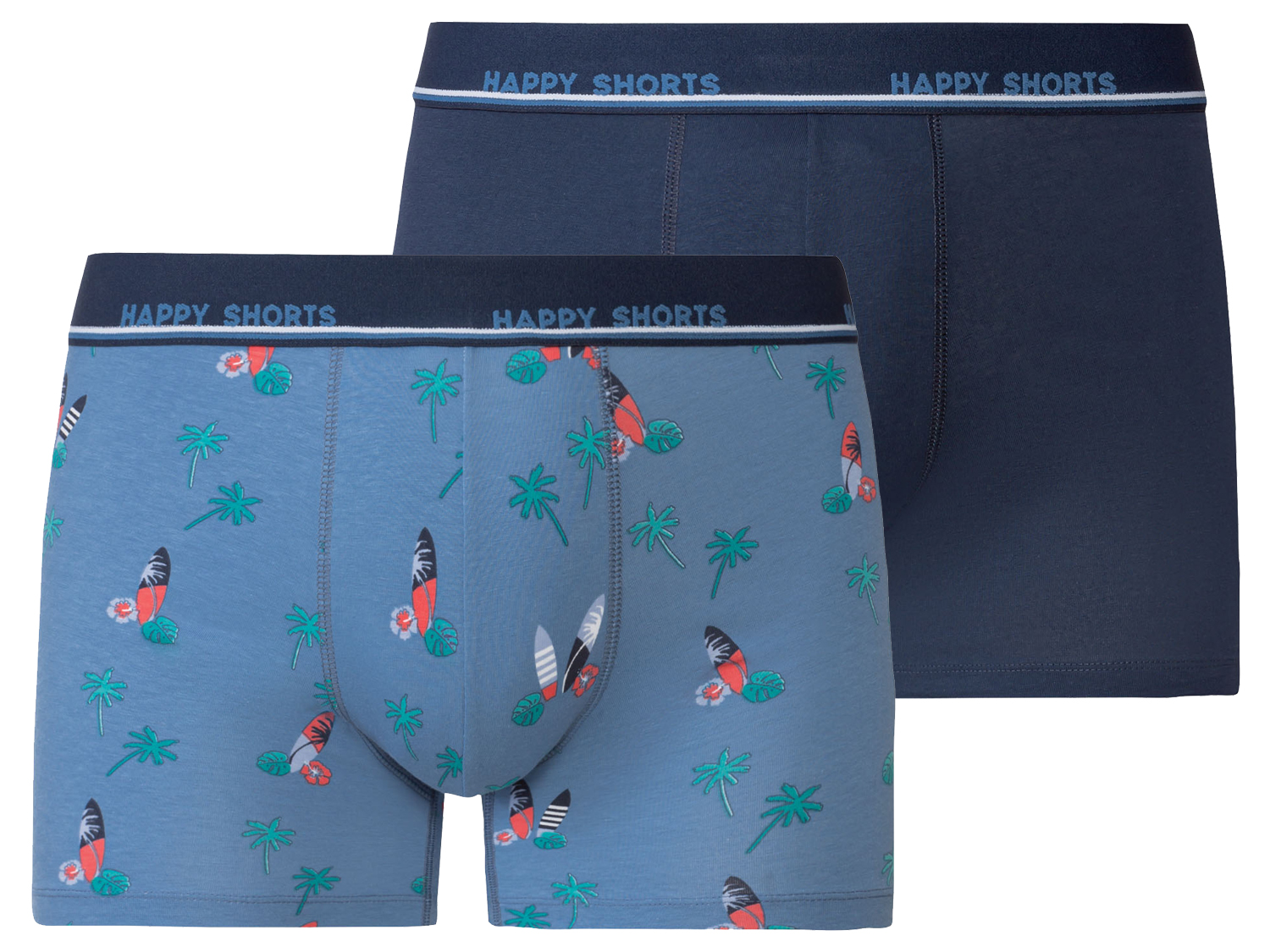 Happy Shorts Bokserki męskie, 2 pary XL, Surfboards
