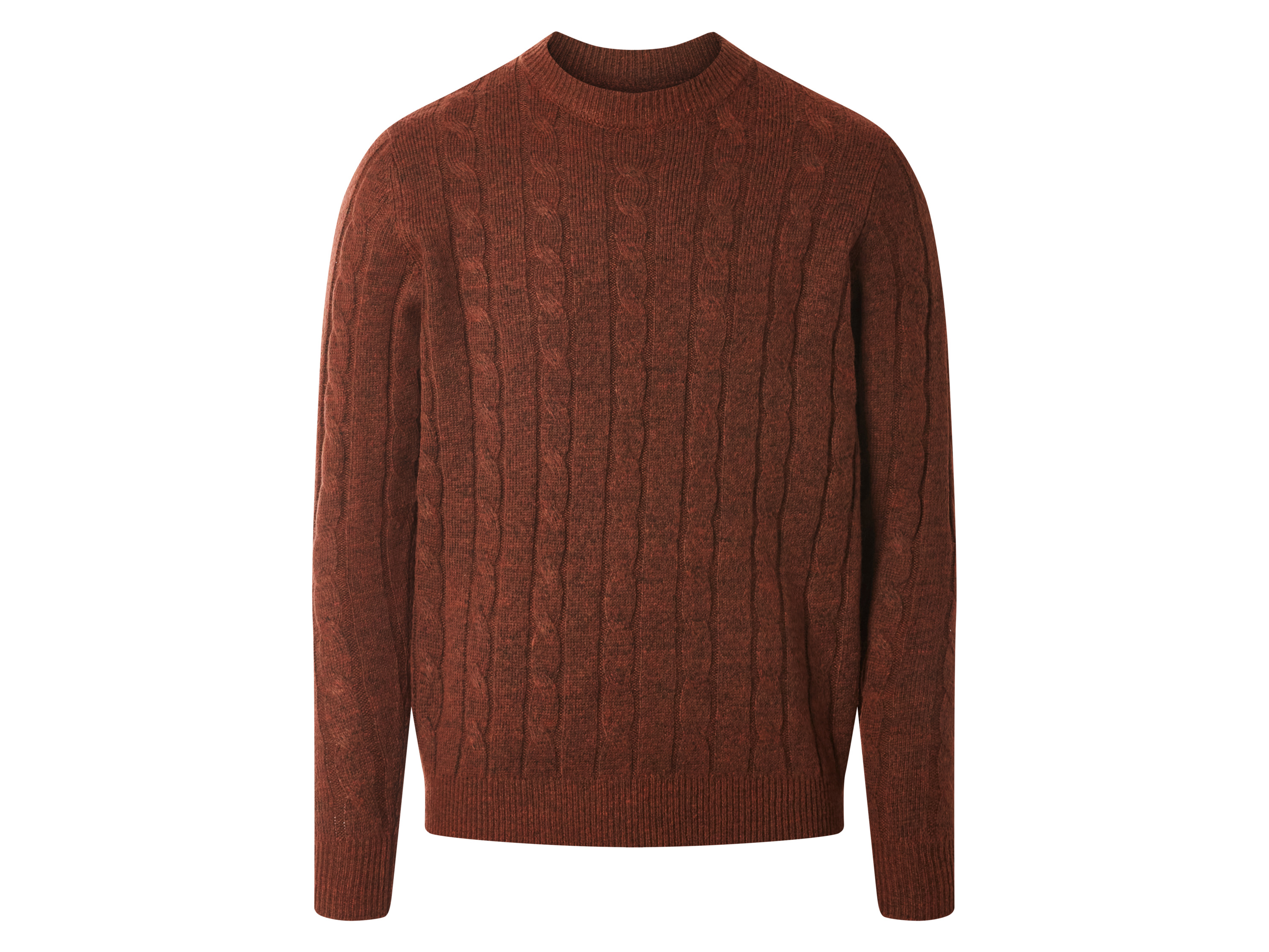 esmara Men Sweter dzianinowy męski Brązowy, L 52/54