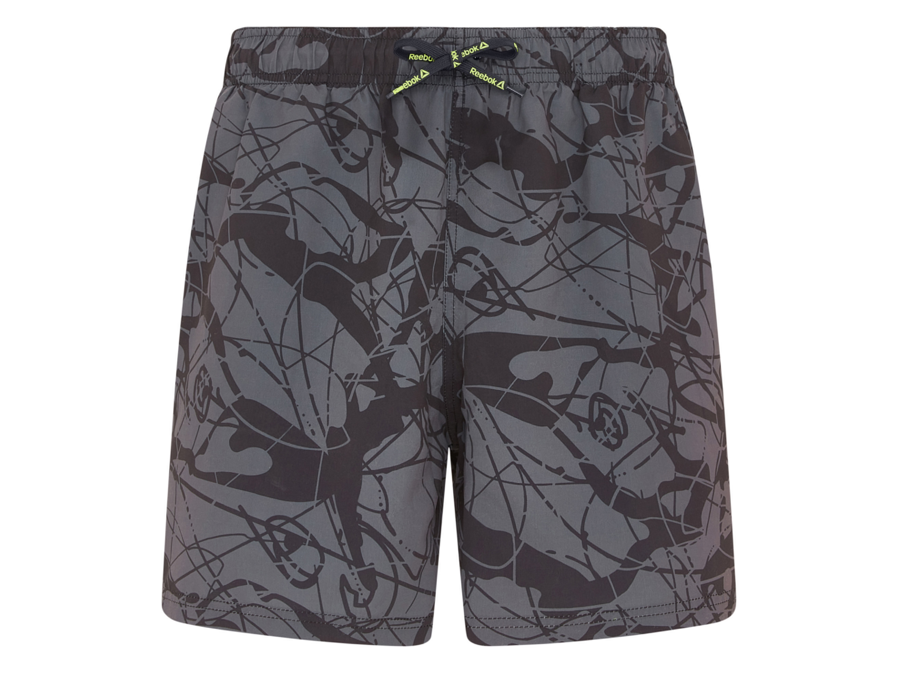 Reebok Szorty kąpielowe męskie Czarny/ szary, XL