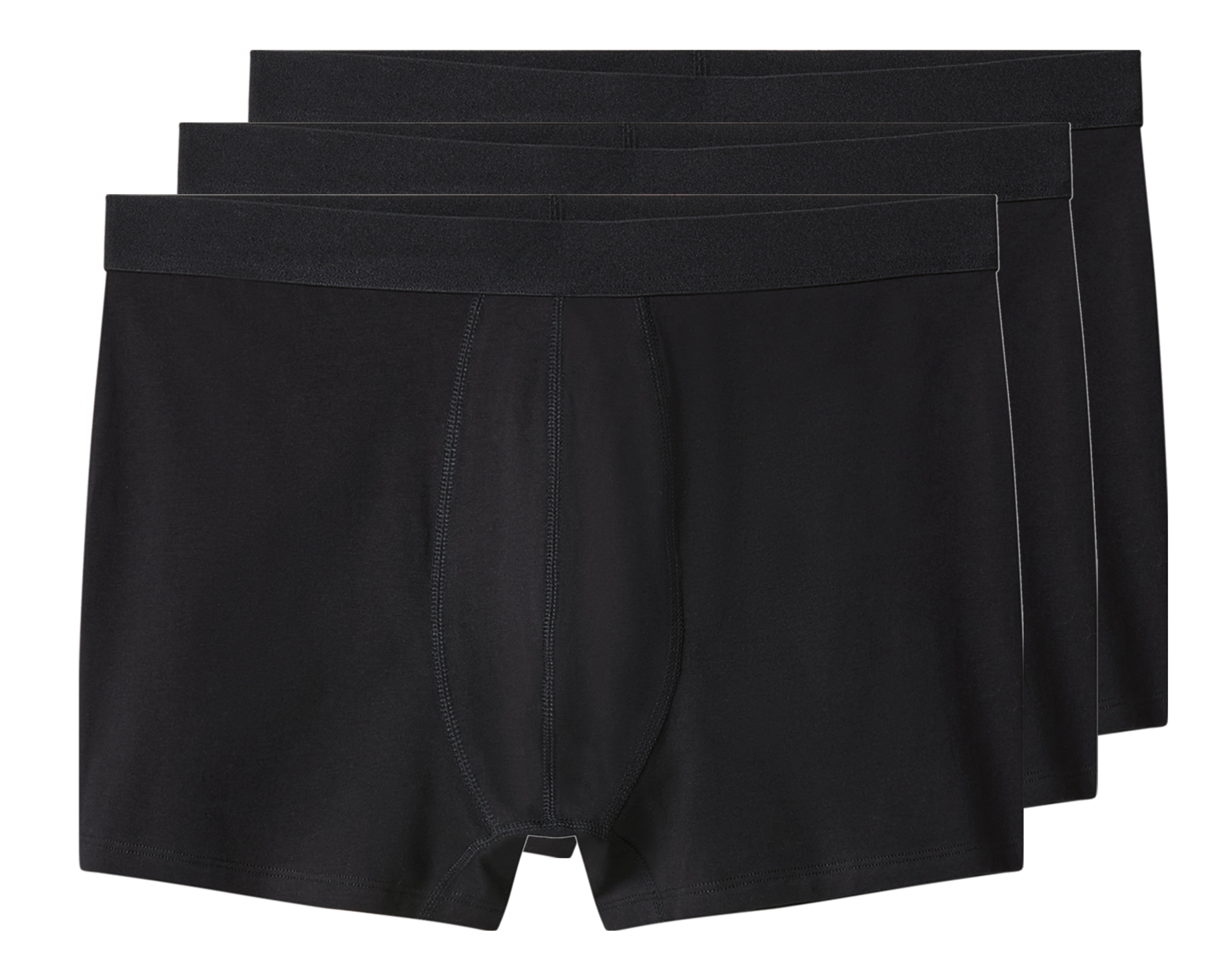 esmara Men Bokserki męskie z bawełną, 3 pary Czarny, 9/3Xl
