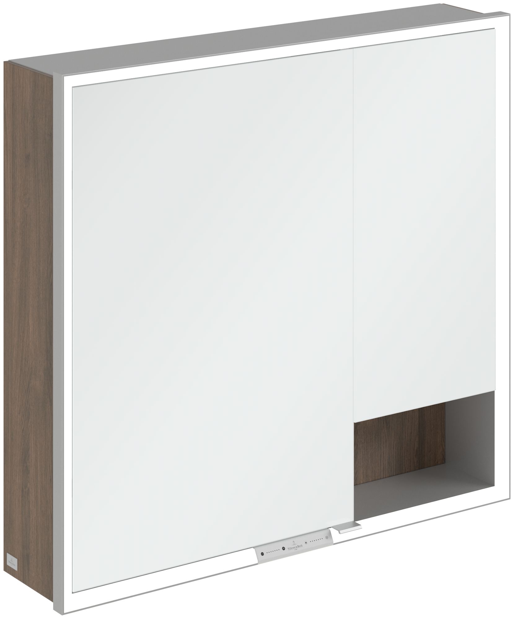 Darmowa Dostawa - Szafka 80x16.8x75 cm z lustrem dąb Villeroy & Boch My View+ A48180VH