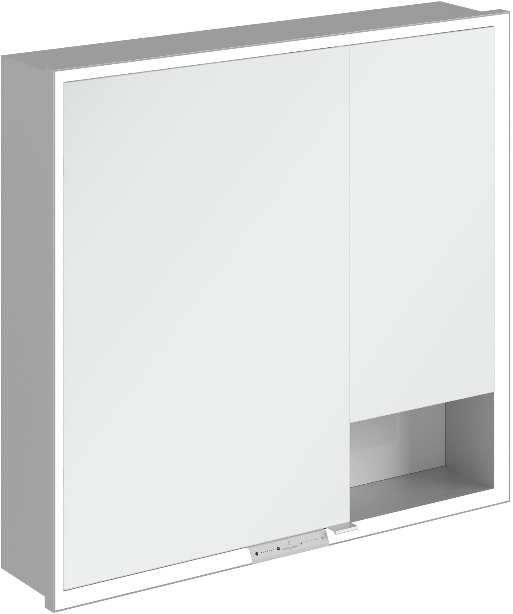 Darmowa Dostawa - Szafka 80x16.8x75 cm z lustrem biała Villeroy & Boch My View+ A48280VE