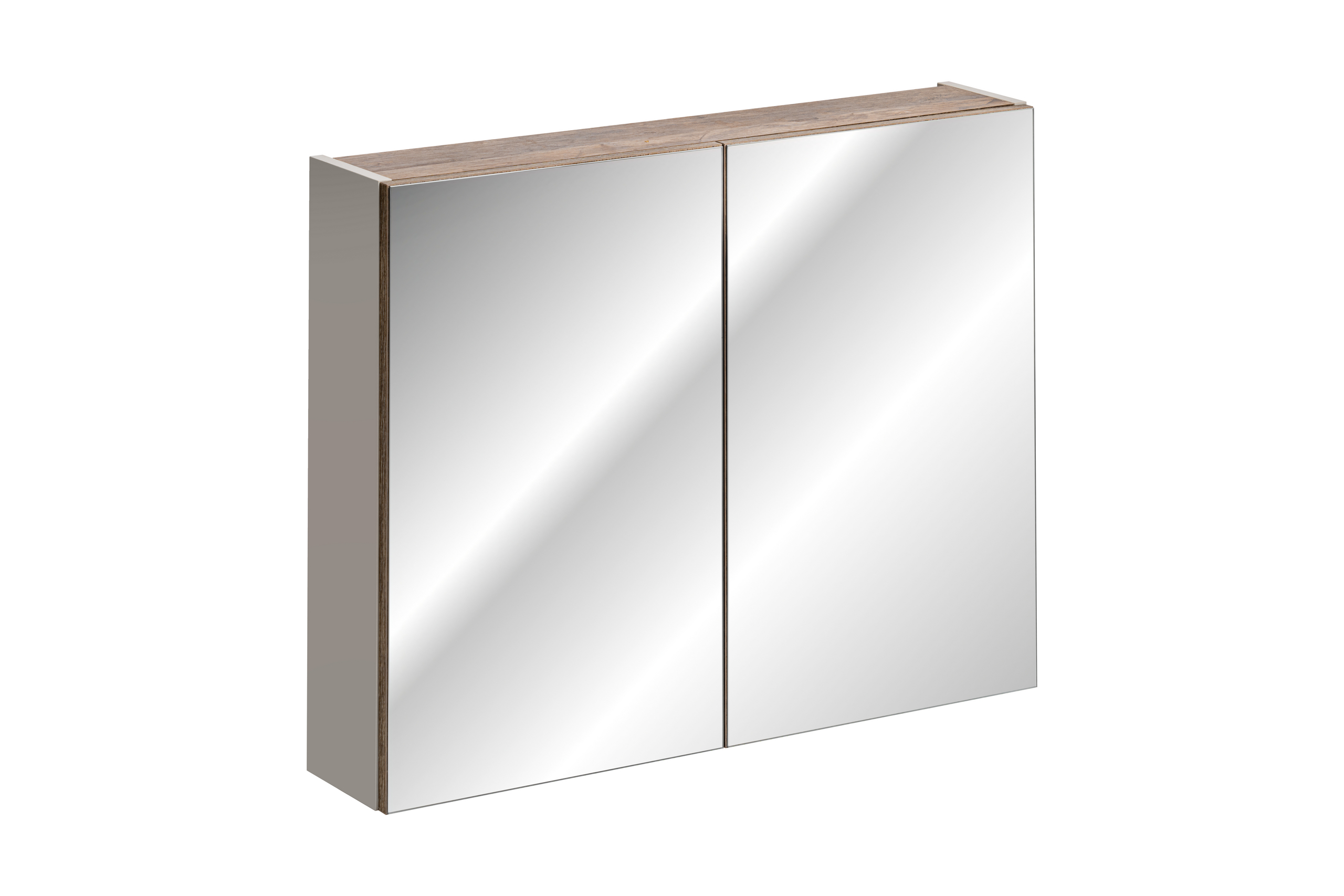 Darmowa Dostawa - Szafka 80x17x65 cm z lustrem szara Comad Santa Fe Taupe SANTAFETAUPE8480A2D